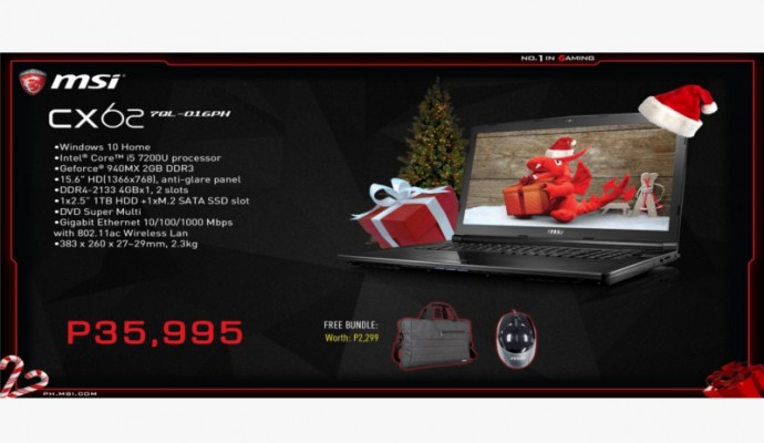 Download MSI Philippines announces Christmas Bundle Promotion, runs ...