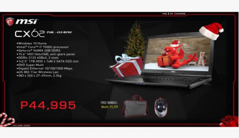 Download MSI Philippines announces Christmas Bundle Promotion, runs ...