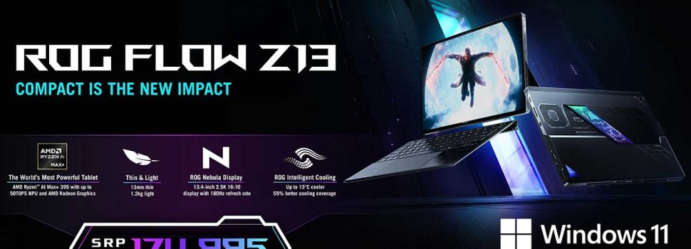 The ROG Flow Z13 with AMD Ryzen AI MAX+ 395 Launches in Philippines